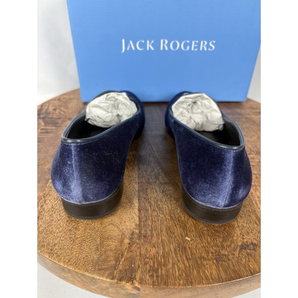 Jack Rogers Blue Suede Loafers Women's Sizes New Size 7.5 - Picture 3 of 7